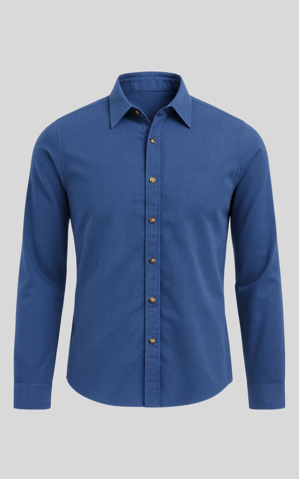 CAMISA-AZUL-PETROLEO-ML-FRONTAL