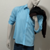 Camisa Casual Azul Claro ML