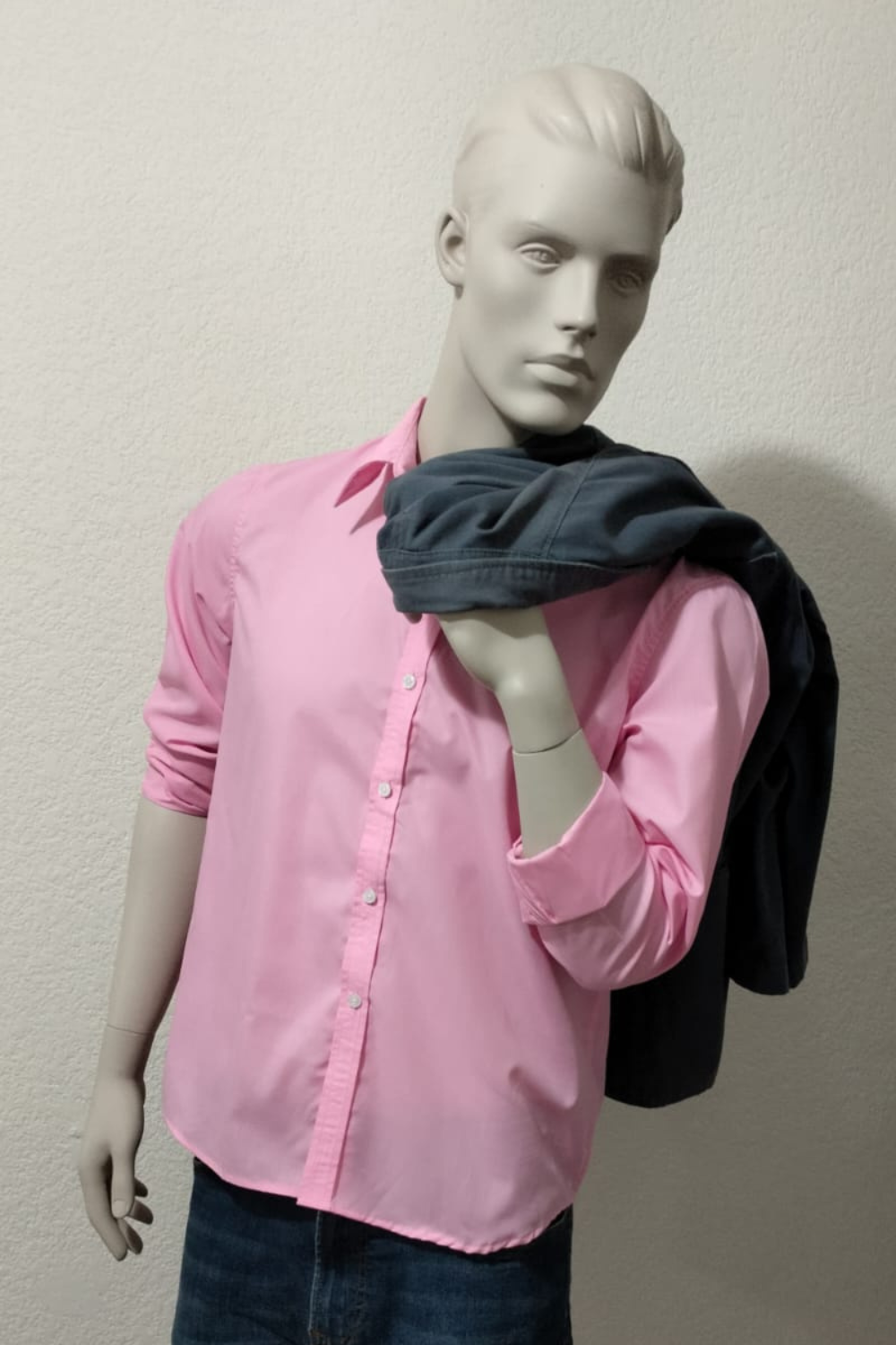 Camisa Casual Rosa ML