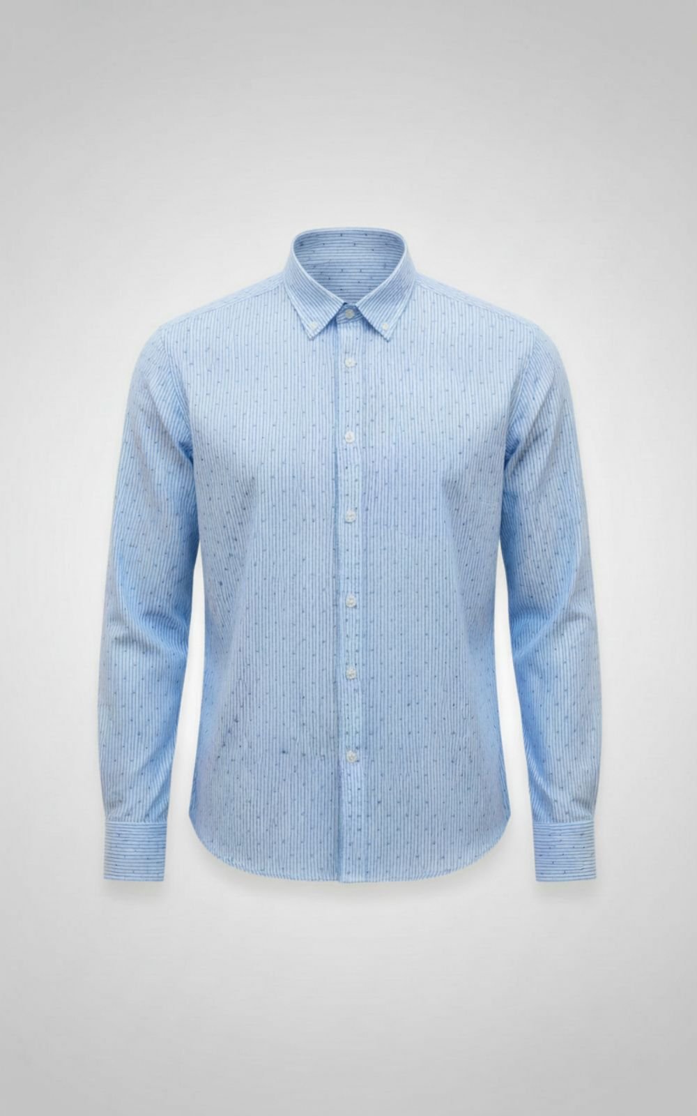 CAMISA-CASUAL-AZUL-PUNTEADA-FRENTE