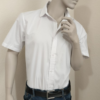 Camisa Casual Blanca Manga Corta