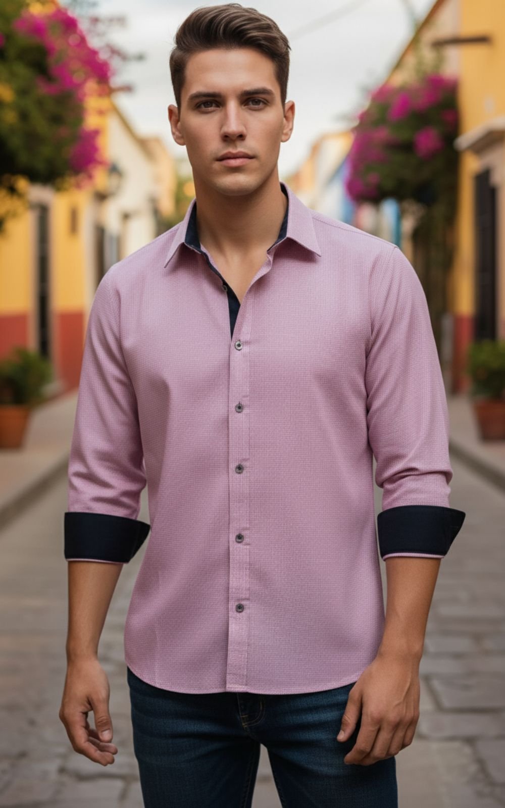 Camisa-Cuadros-Roja-ML-Modelo