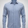 Camisa-Cuadros-Azul-Gris-ML-SS01005-Frente