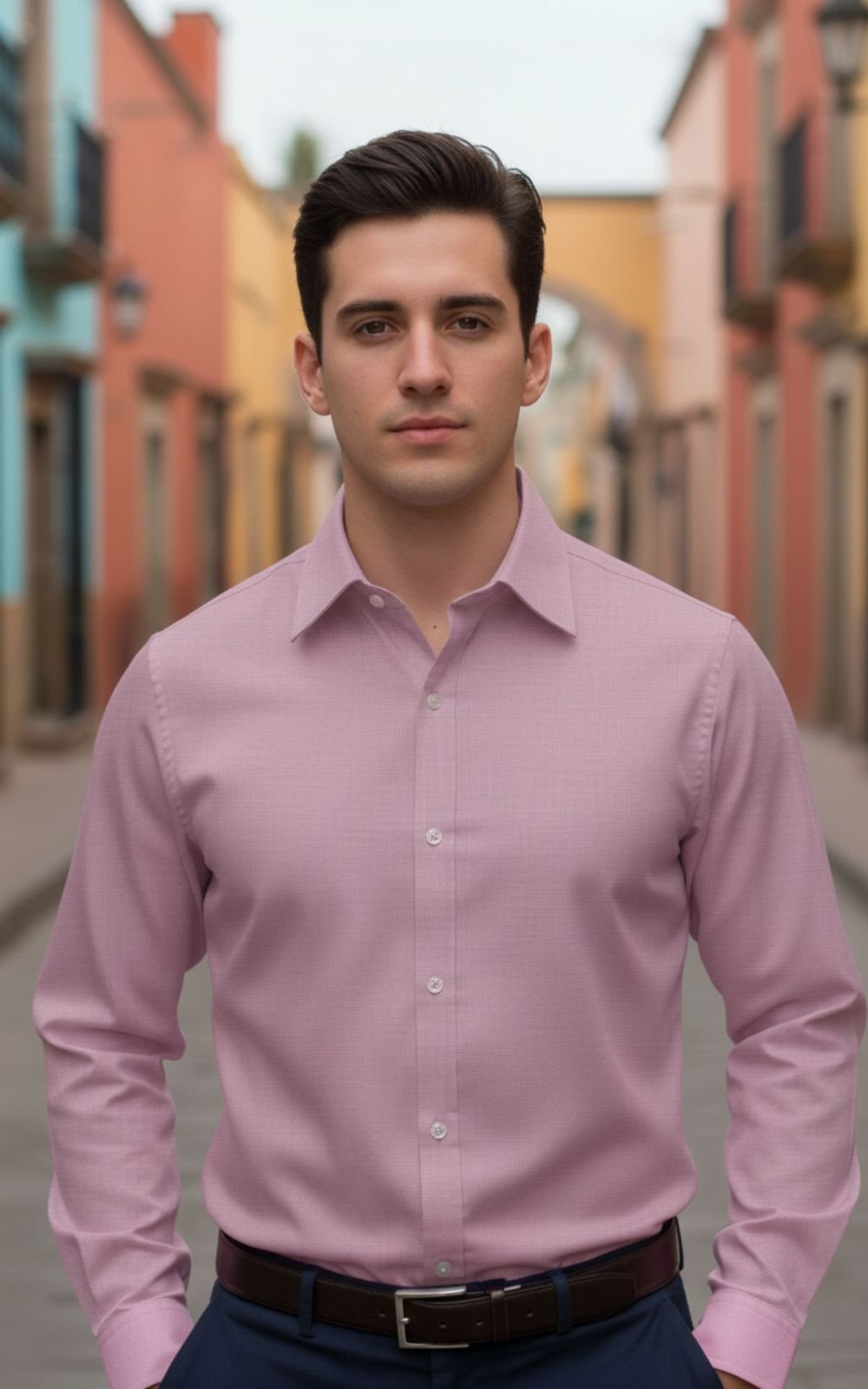 SS01006-CAMISA-LILA-ML-MODELO